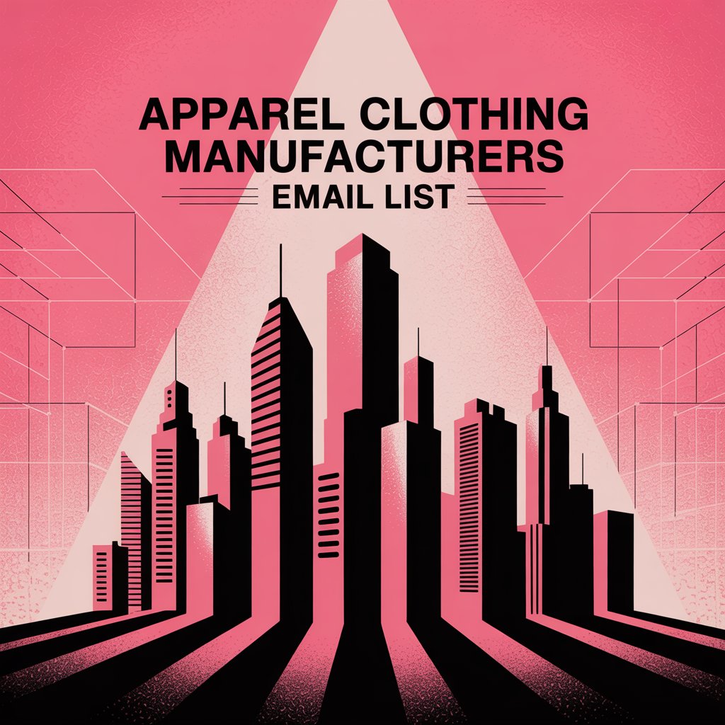 Apparel Clothing Manufacturers Email List