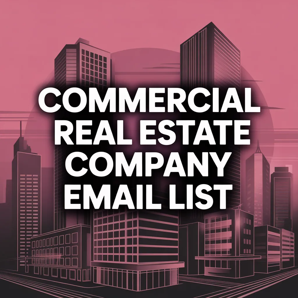 Commercial Real Estate Company Email List