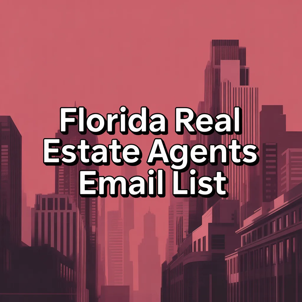 Florida Real Estate Agents Email List