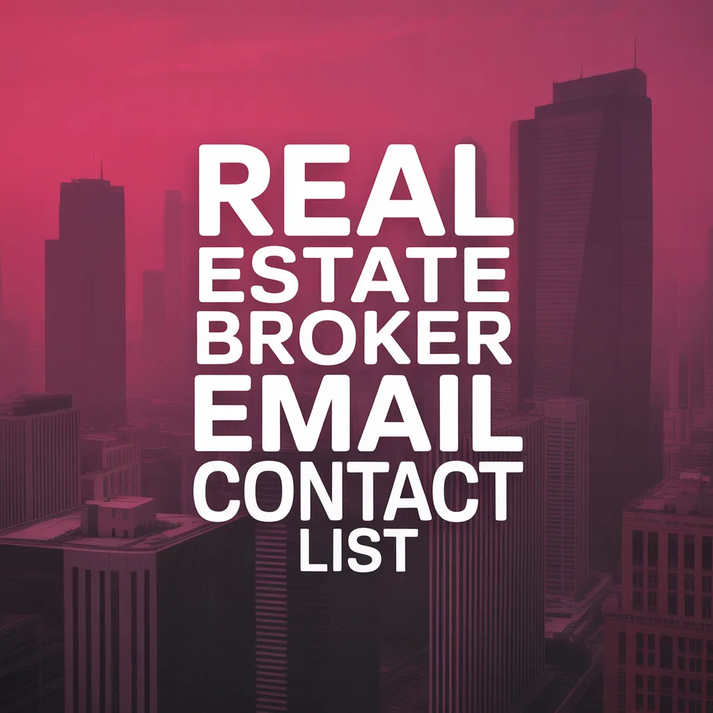 Real Estate Broker Email Contact List